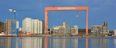 Eriksberg und der Bockkran