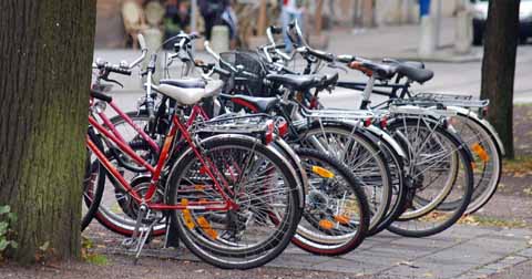 Die Vasagatanhat den meistbenutzten Fahrradweg Göteborgs Fahrräder in Göteborg