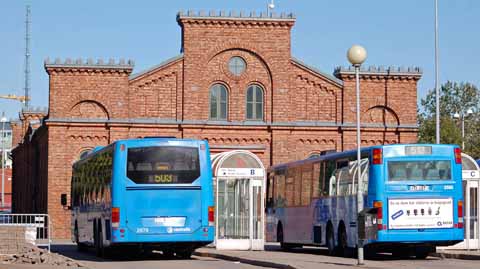 Busse sind die bedeutendsten öffentlichen Verkehrsmittel von Västtrafik öffentliche Verkehrsmittel in Göteborg